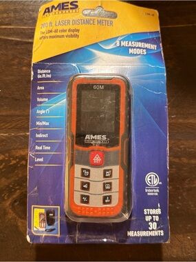 NEW Ames 200 ft. Laser Distance Meter. Factory Sealed